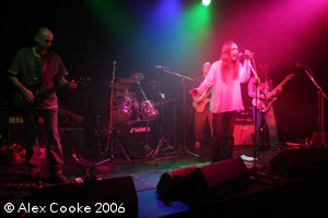 Static Rain playing at 21 South Street, Reading, in 2006