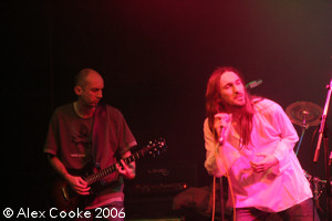 Static Rain playing at 21 South Street, Reading, in 2006